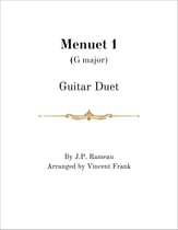 Menuet Guitar and Fretted sheet music cover